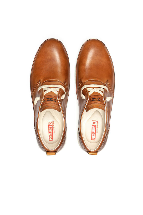 Pikolinos Desportivos com fecho el&aacute;stico para homem Castanho