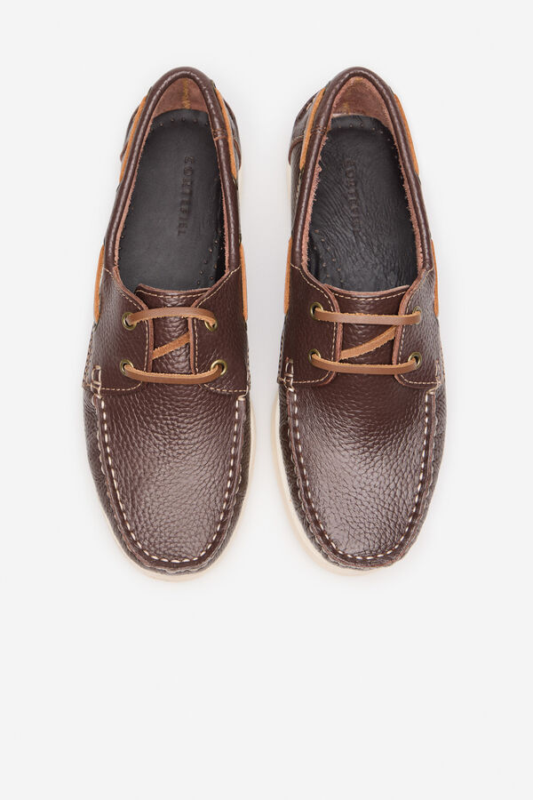 Cortefiel Nautical shoe Dark brown