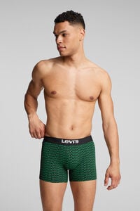 Cortefiel Box of 3 Levi's cotton boxers Dark green