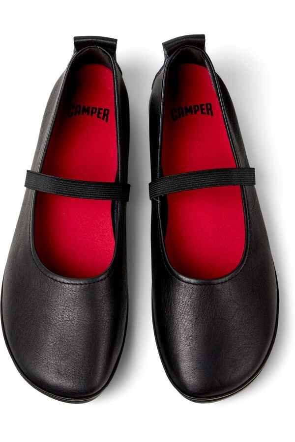 Camper Sabrinas de pele para mulher Preto