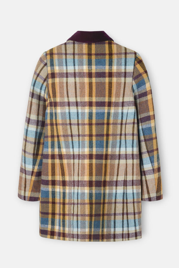 Silbon Casaco sobretudo cruzado Castanho