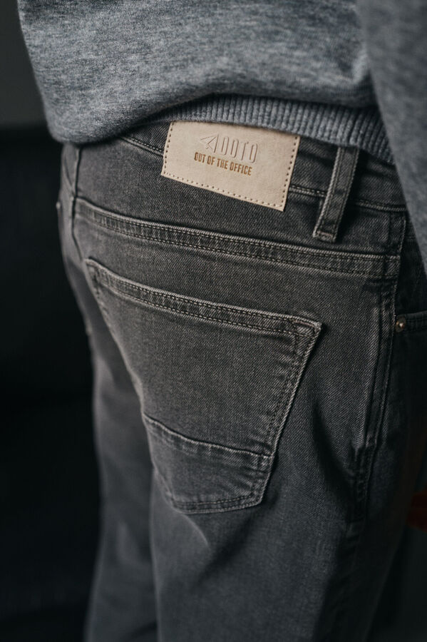 OOTO Pantalón vaquero slim fit Gris