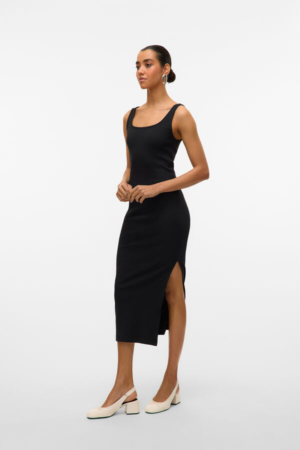 Vero Moda Vestido longo justo Preto