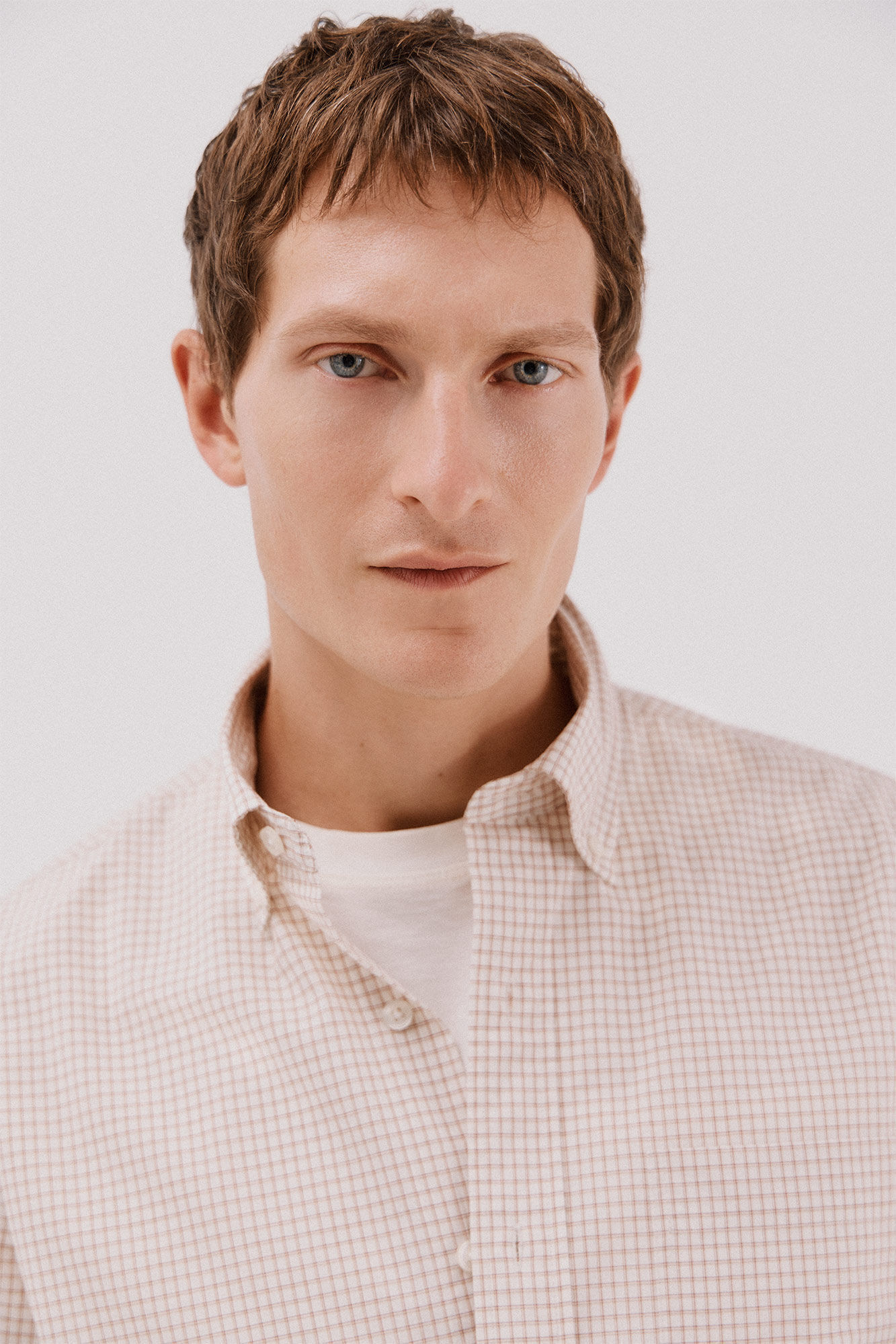 Cortefiel Checked poplin shirt