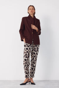 Cortefiel Flowy textured trousers
