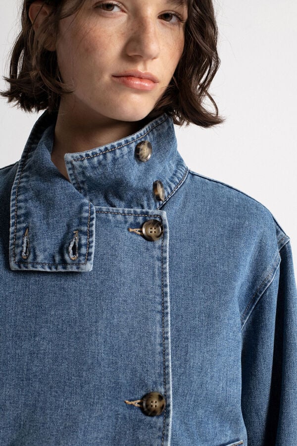 Object Jaqueta jeans trespassada Azul