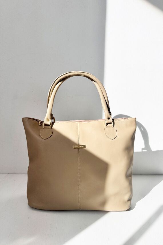 Shopper Maria piel moca