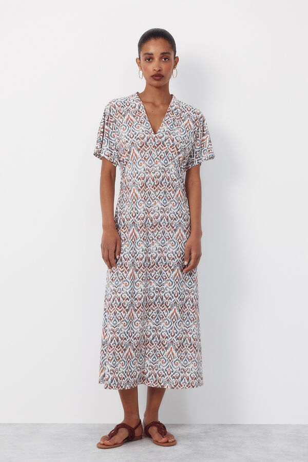 Cortefiel Printed dress Multicolour