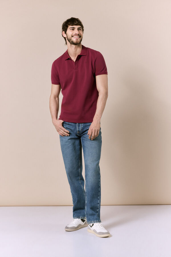 OOTO Polo b&aacute;sico em piqu&eacute; Granada