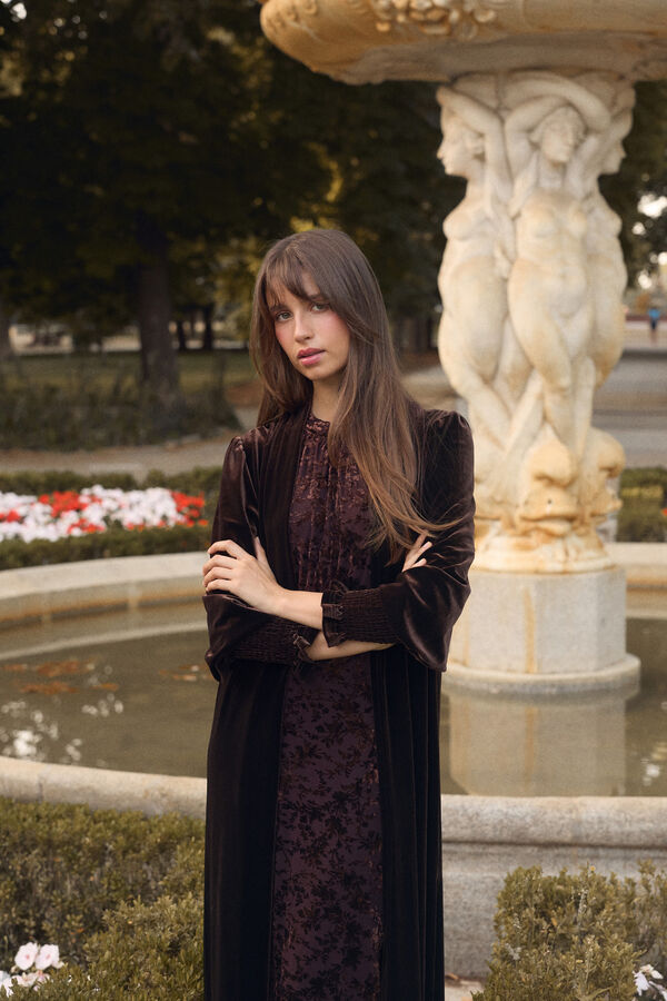 Pol&iacute;n Et Moi Maelia guest dress Brown