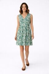 Vila Vestido curto em chiffon Verde