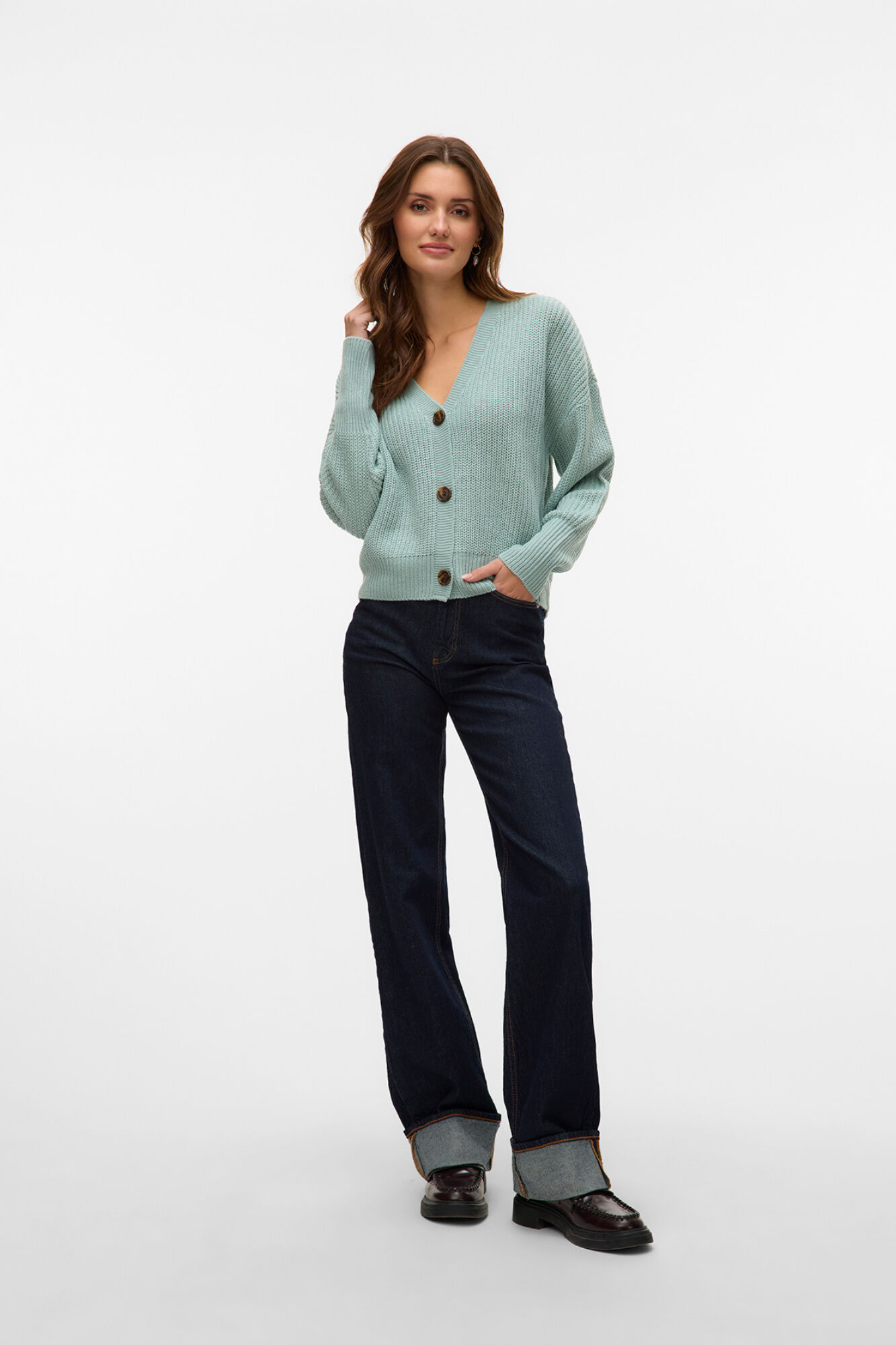 Vero Moda Long sleeve button-up cardigan