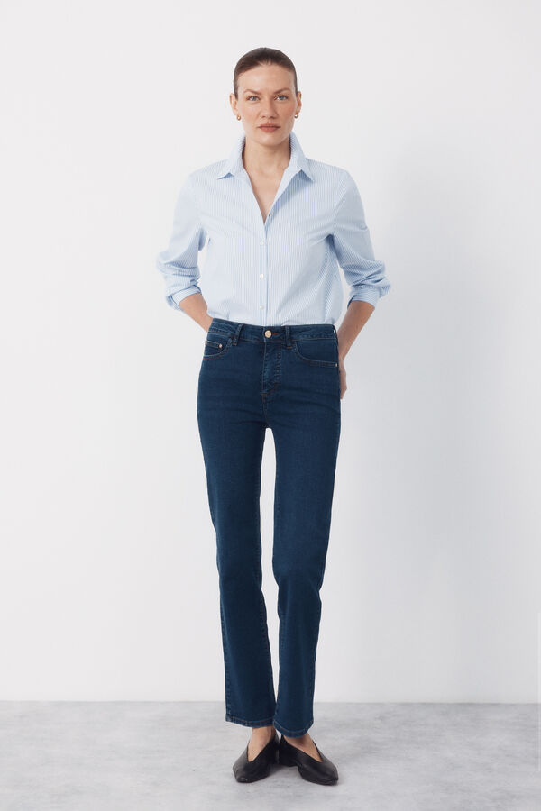 Cortefiel Sensational straight jeans Blue