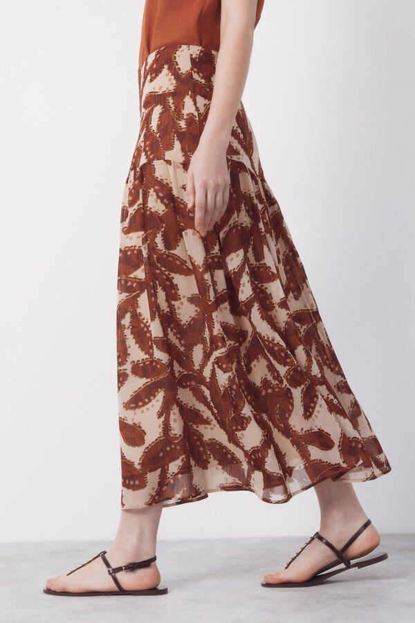 Cortefiel Saia estampada Impress&atilde;o