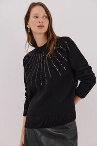 Cortefiel Jersey delantero lentejuelas.