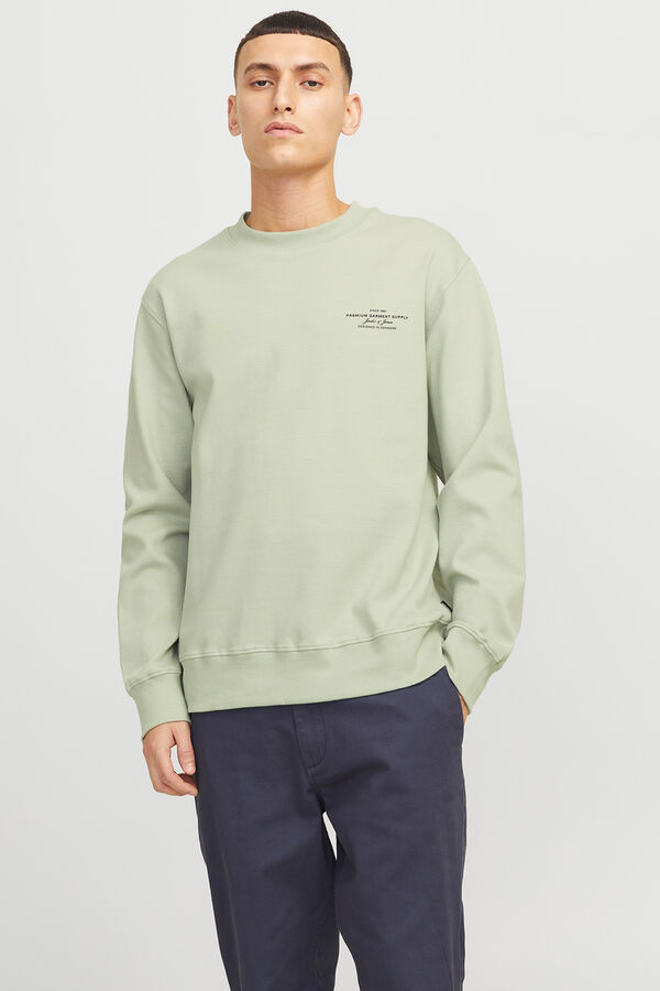 Jack & Jones Sudadera oversize cuello redondo Turquesa