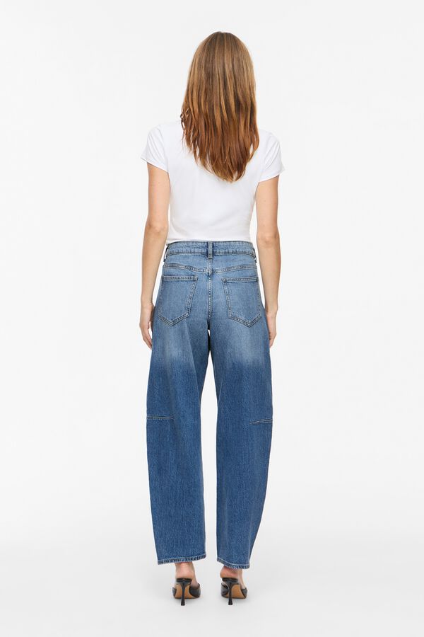 Vila Jeans barrel fit Azul