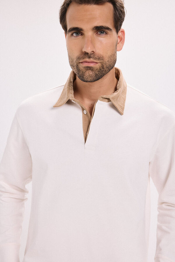 Jack & Jones Polo gola contraste Branco