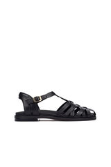 Pikolinos Women's flat buckle sandals Black