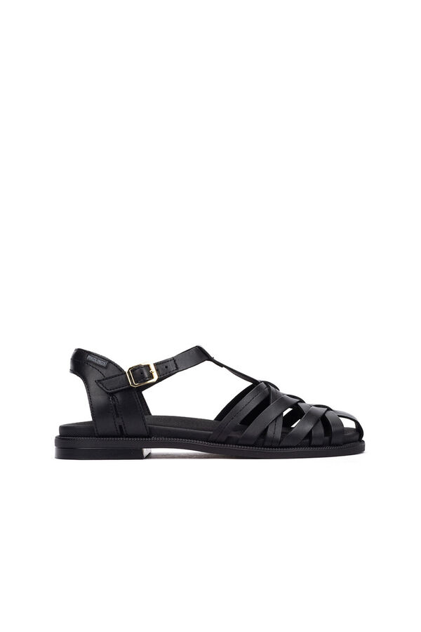 Pikolinos Women's flat buckle sandals Black
