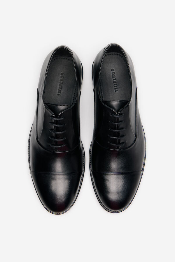Cortefiel Plain dress shoe Black