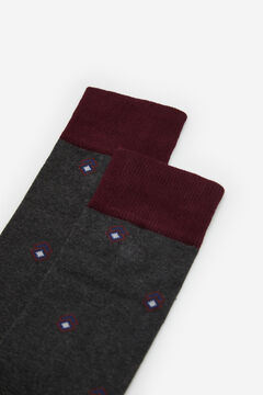 Cortefiel Micro design socks Dark gray
