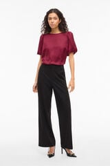 Vila Blusa manga bal&atilde;o acetinada Granada