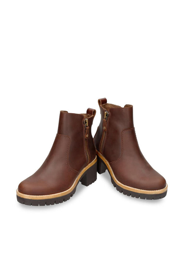 Panama Jack Botins de salto alto femininas Castanho