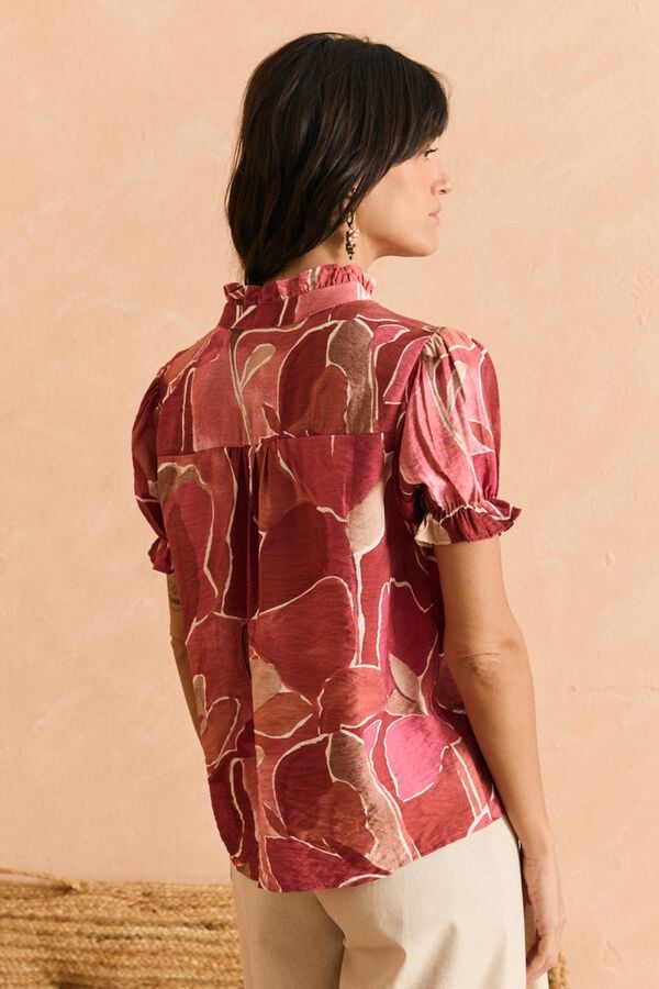 Pol&iacute;n Et Moi Blusa com bot&otilde;es Casilda Subiu