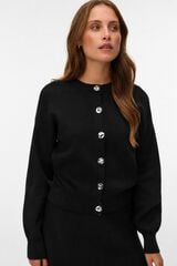 Vero Moda Silver button jacket Black
