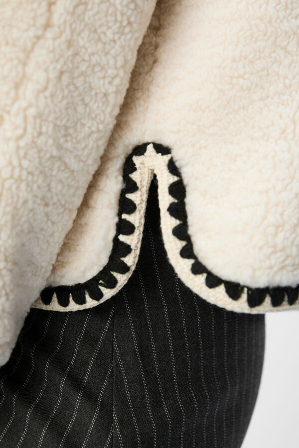 Object Chaqueta borrego corta Blanco