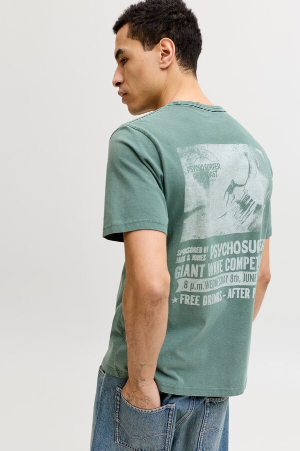 Jack & Jones T-shirt estampada logo Verde