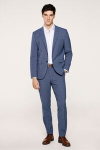 Selected Pantalón de traje Slim Fit confeccionado con materiales reciclados.