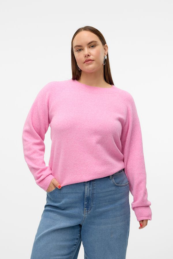 Vero Moda Curve Camisola de malha soft touch Subiu