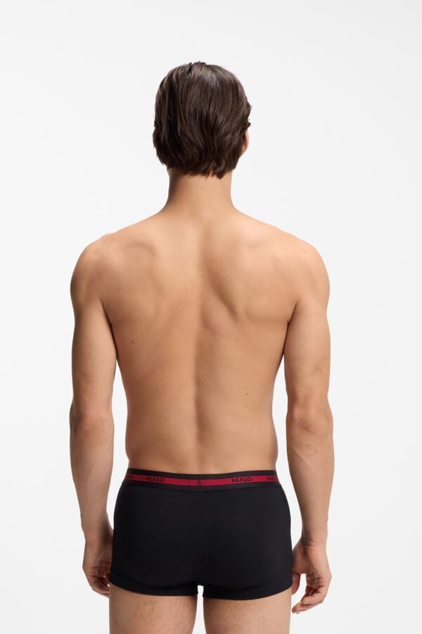 HUGO Pacote com 3 boxers Vermelho