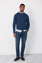 Cortefiel Regular-fit lightweight jeans Blue