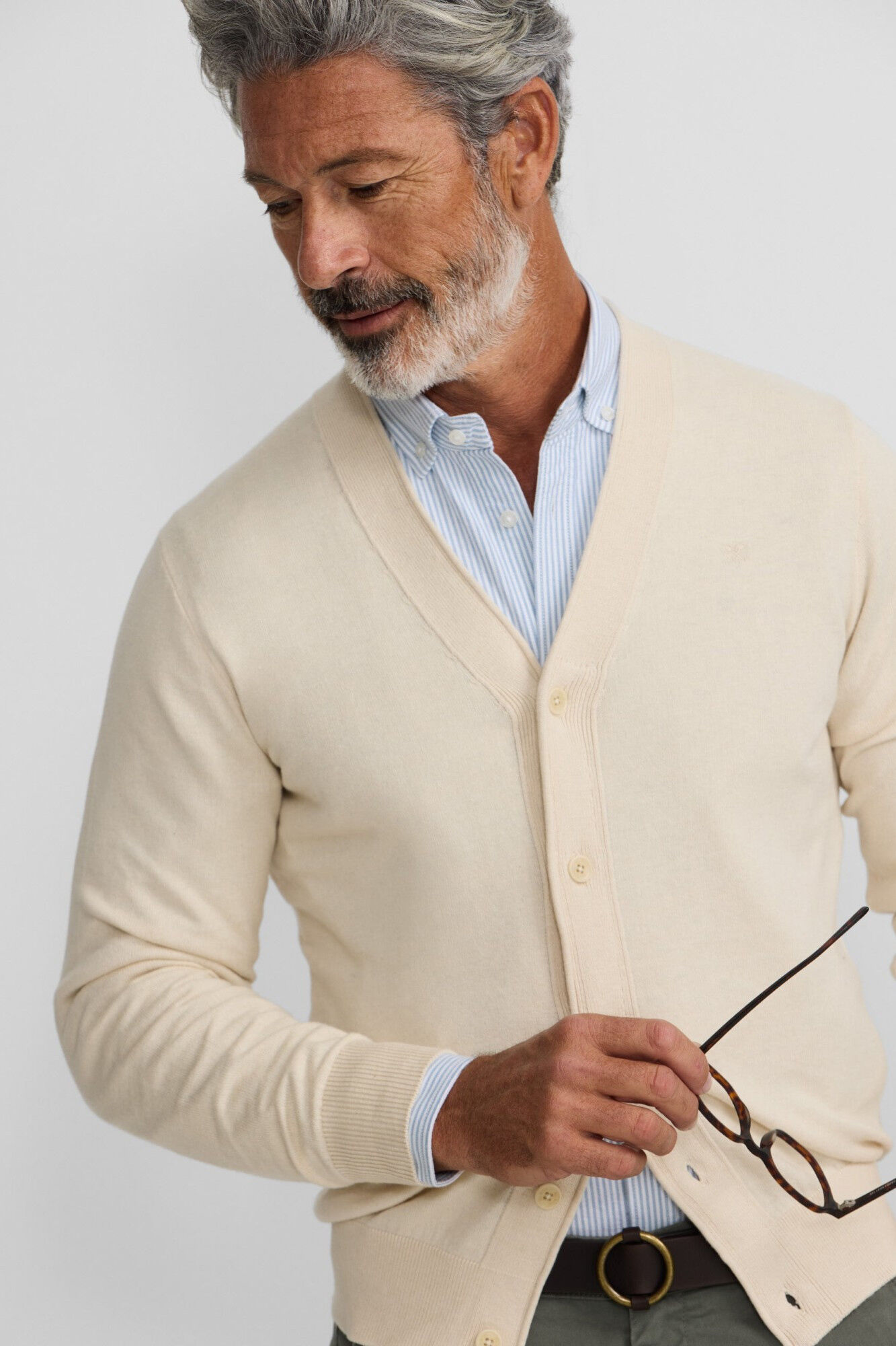 Silbon Casaco de malha cl&aacute;ssico