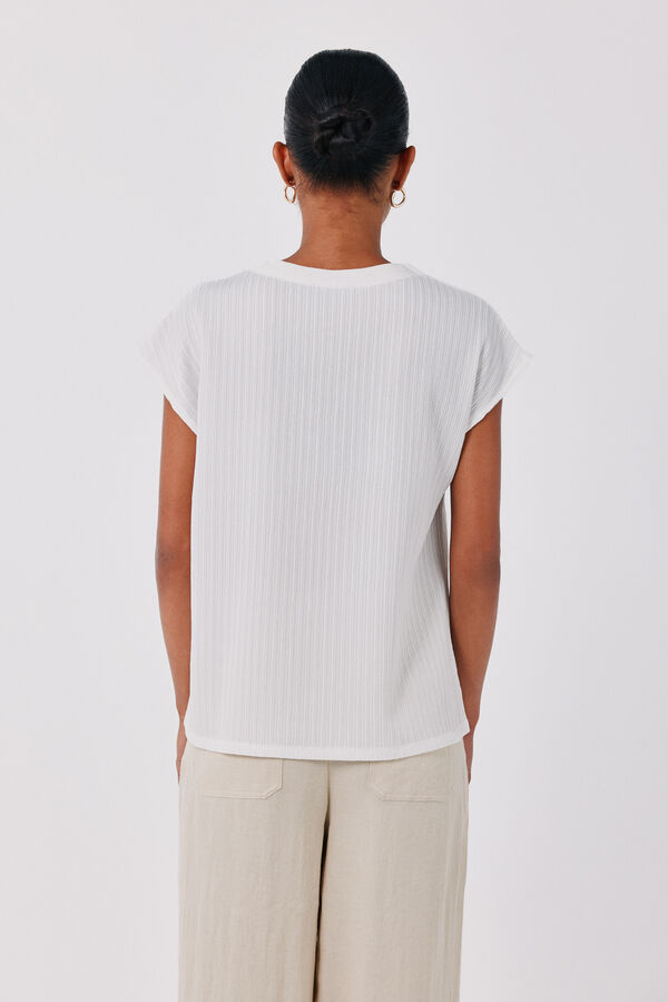 Cortefiel Combined top White