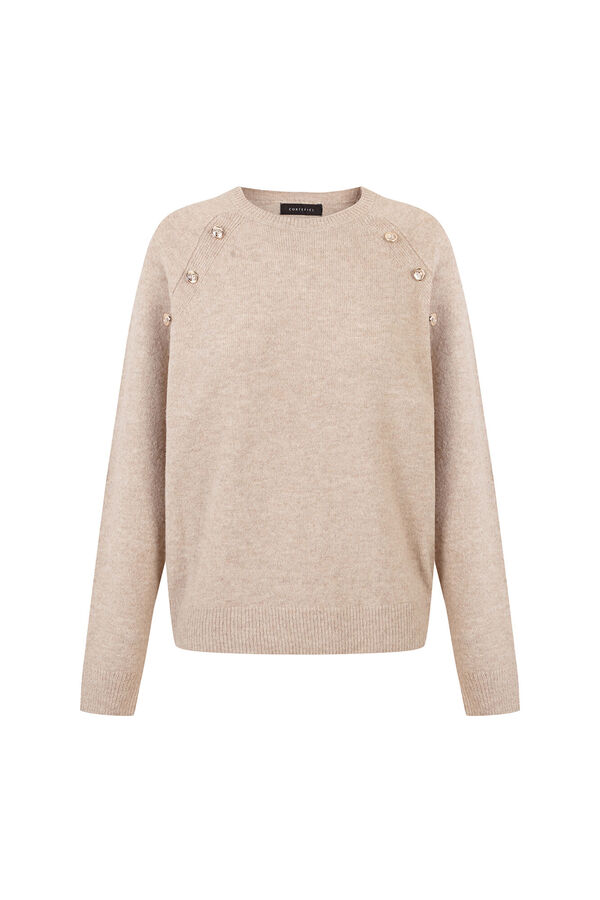 Cortefiel Soft touch jumper Nude