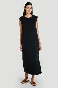 Vila Vestido midi em algod&atilde;o org&acirc;nico