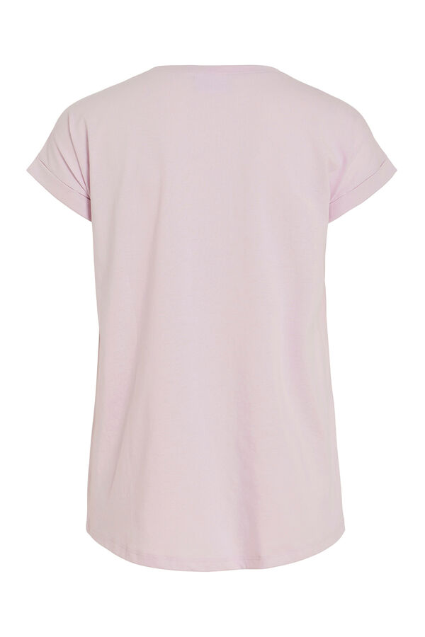 Vila Camiseta manga corta Lila
