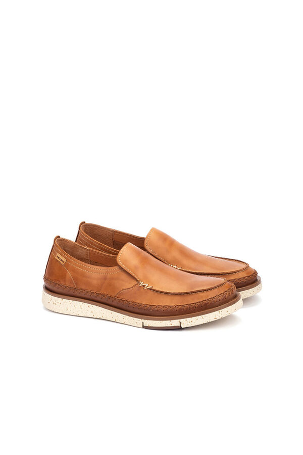 Pikolinos Men's elastic fastening loafers Brown