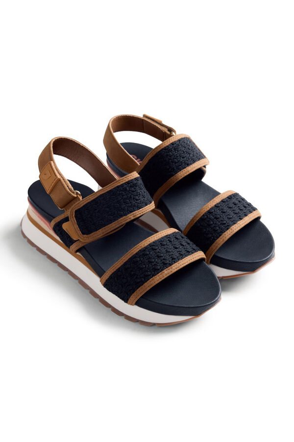 Gioseppo Crochet sports Dodoma sandals Black