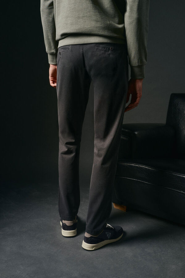 OOTO Calças chino slim Cinzento