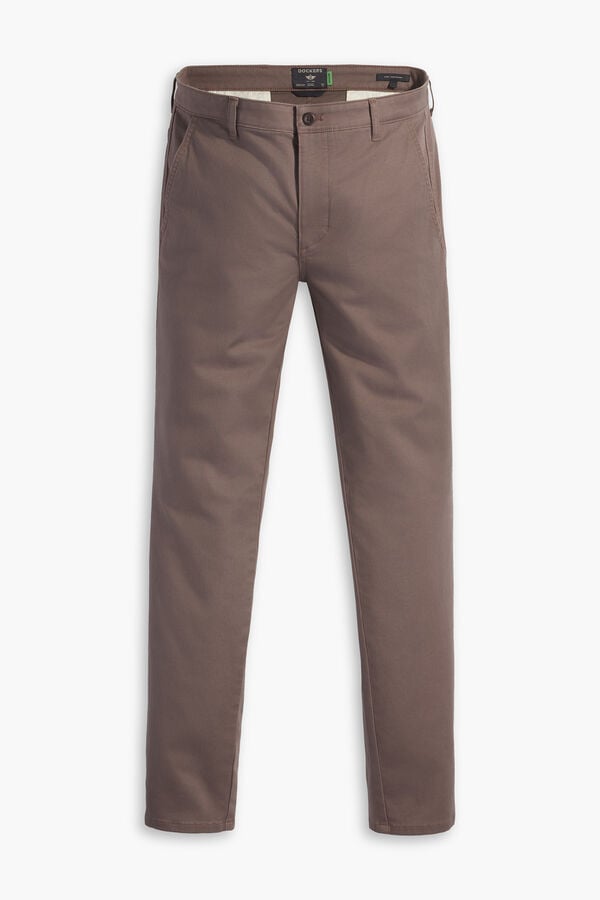 Cortefiel Casual Chino Pants Brown