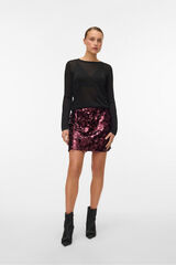 Vero Moda Metallic fabric jersey-knit top Black