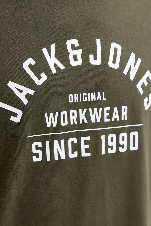 Jack & Jones T-shirt estampado regular fit Verde