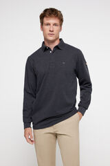Privata Casual polo shirt Grey