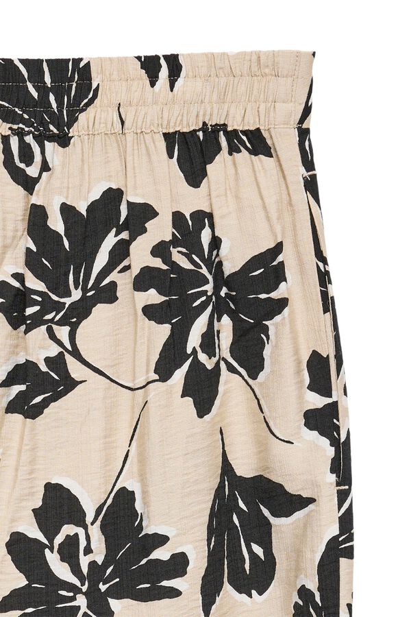 Vero Moda Cal&ccedil;a comprida estampada Tostado