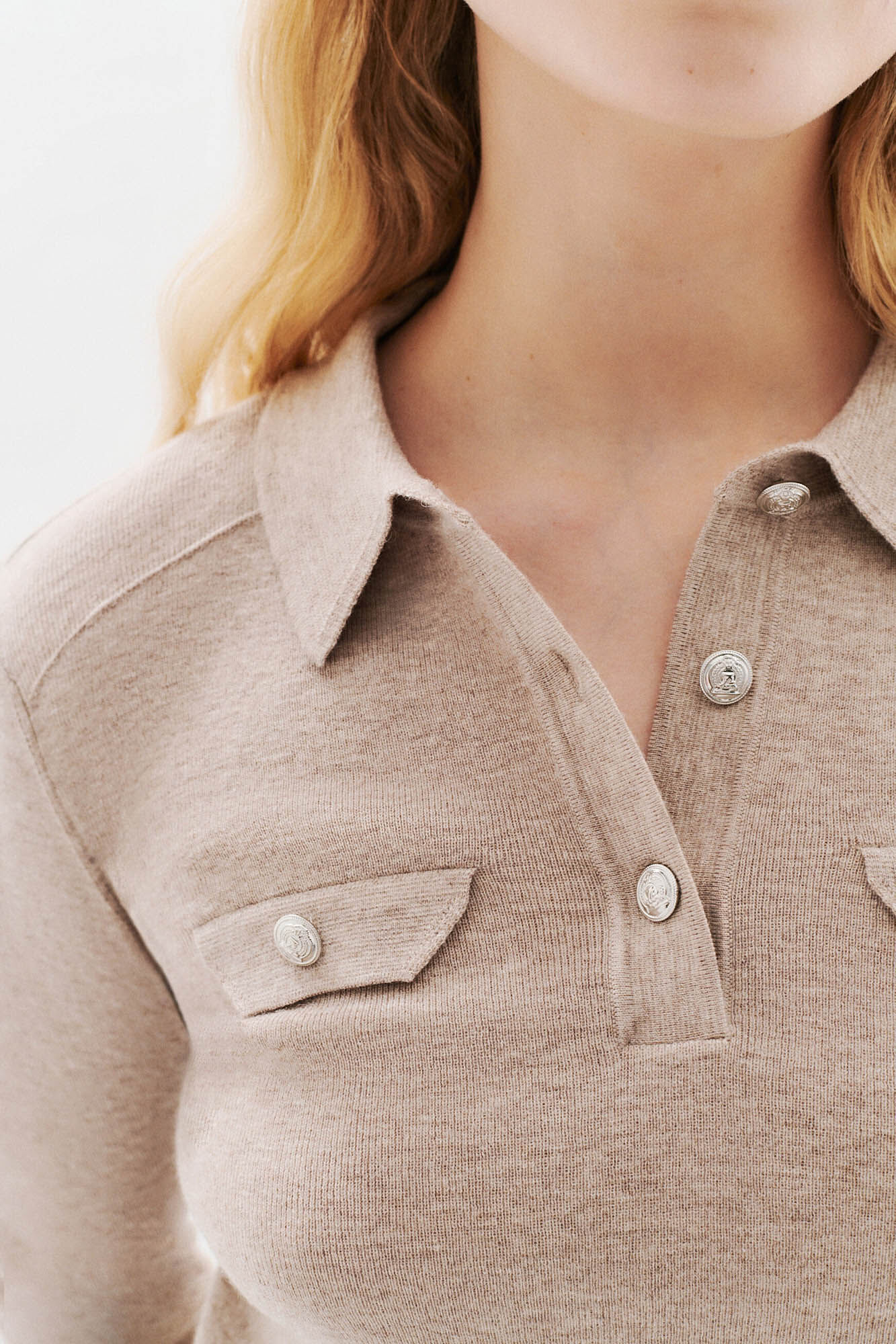 Caroll Camisola gola polo